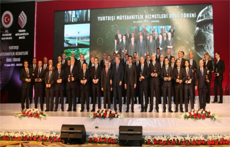 Türkiye yi dünya 2 ncisi yapan müteahhitler ödüllendirildi!