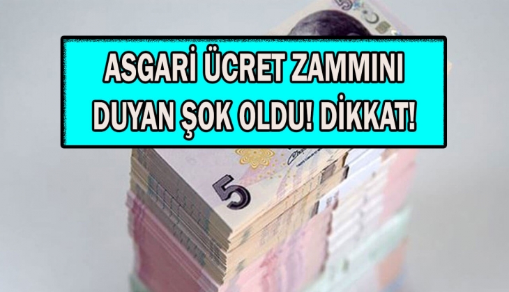 Son dakika! Asgari ücret açıklandı! 8 bin 500 TL...