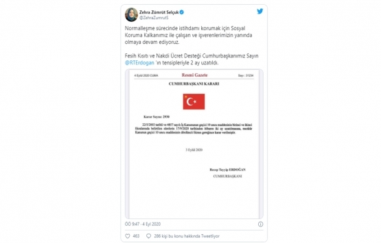 İşten çıkarma yasağı uzatıldı!