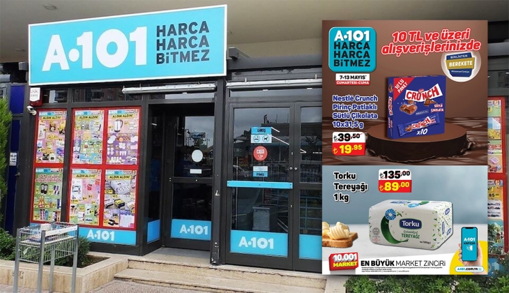 A101’de haftanın yıldızları belli oldu. İşte A101 13 Mayıs indirimli ürünlerin fiyat listesi