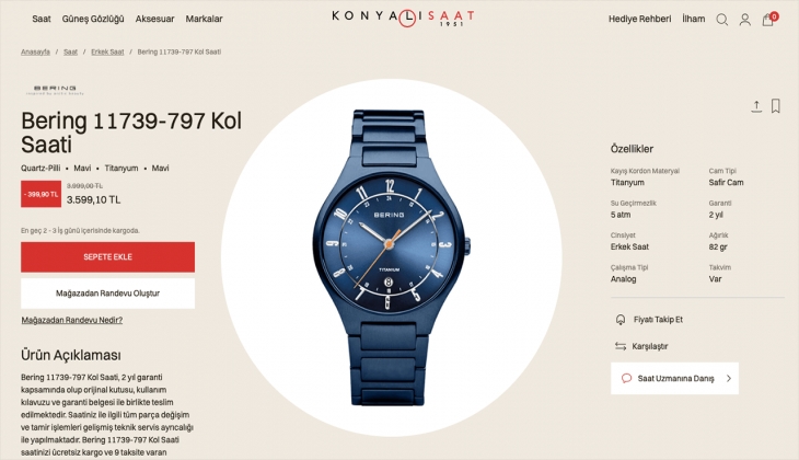 Konyalı Saat online mağazada ünlü markalarda kaçırılmayacak indirimler! İşte 16 Eylül 2022 fiyat listesi