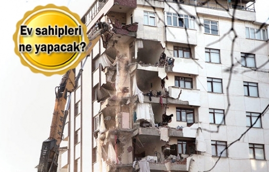 Riskli binaların sigorta primi iade edilecek!