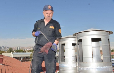 Ankara Büyükşehir Belediyesi'nden baca temizliği kampanyası!