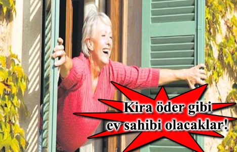 TOKİ'den emekliye 250 TL taksitle 2+1 daire!