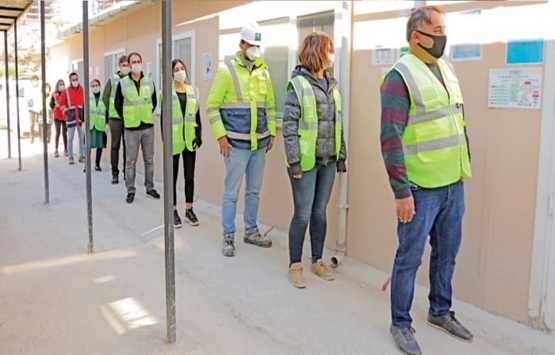 Şantiyelerde koronavirüs tedbirleri artırıldı!