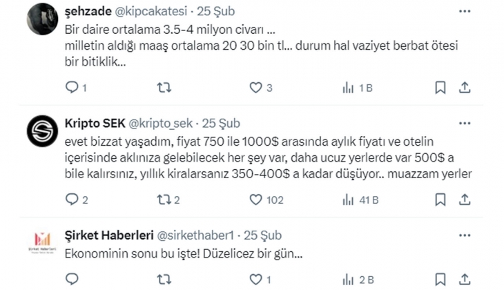 770 Dolar kira bedeli olan İstanbul ve Bangkok taki iki evin farkları gündem oldu!