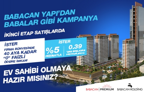 Babacan Premium Tower'da 389 bin TL'ye 2+1!