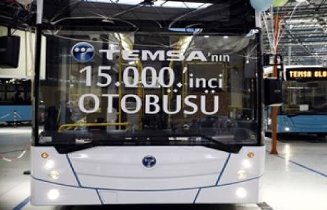  TEMSA, 15 bininci otobüsünü düzenlenen törenle hizmete sundu!