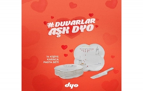 DYO Duvarlar Aşk Dyo kampanyası başlattı!