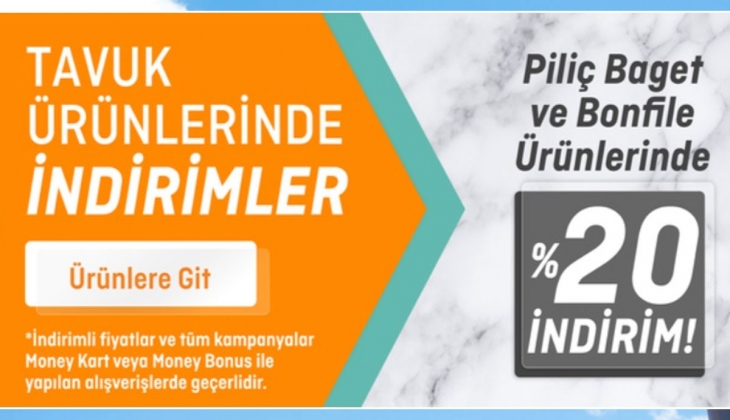 Migros’da tavuk ürünlerinde yüzde 20 indirim! 