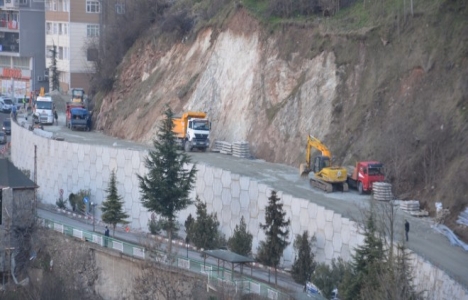 Artvin Yeni Giriş Yolu'nda son dokunuşlar!