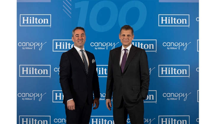 Hilton Türkiye’de 100 otele ulaşarak tarihi rekora imza attı! Canopy by Hilton geliyor!