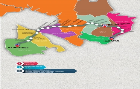 Kabataş-Mecidiyeköy-Mahmutbey Metro Hattı nda son durum!