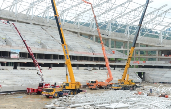 Giresun Çotanak Stadı yıl sonu tamam!