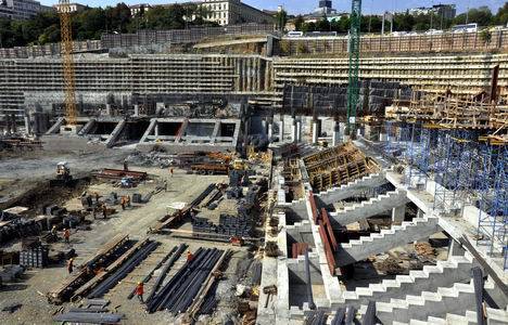 Vodafone Arena inşaatında üzücü kaza!