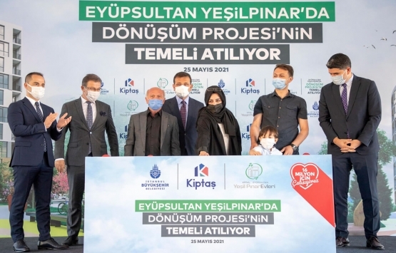 KİPTAŞ Eyüpsultan Yeşilpınar projesinde inşaat hızlandı!
