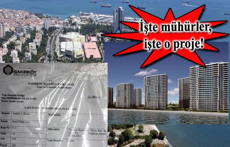 Bakırköy Ataköy sahilinde mühürlenen proje hangisi?
