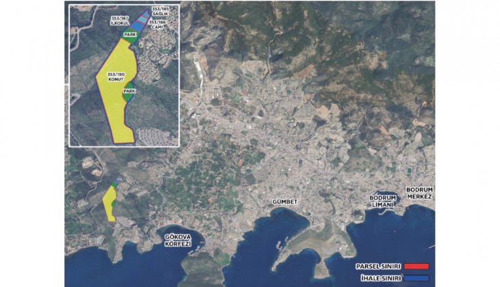 Emlak Konut GYO Muğla Bodrum Ortakent Müskebi ihalesinin 2. Oturumu 14 Ağustos’ta!