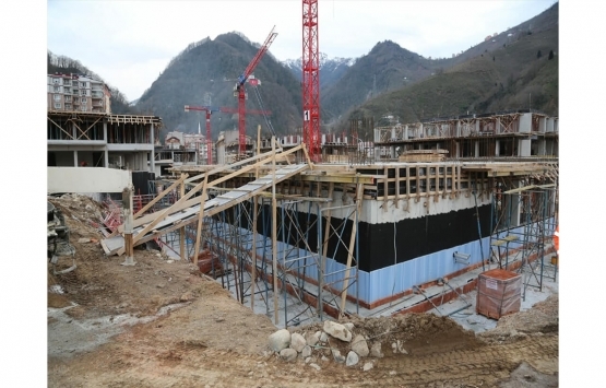 Giresun Doğankent te yeni yapılar yükseliyor!