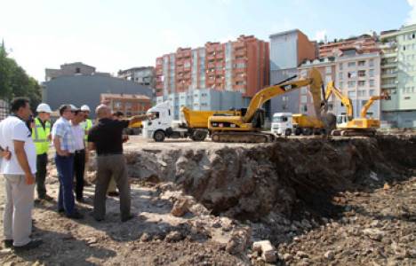 İzmit Katlı Otopark projesinde çalışmalar sürüyor!