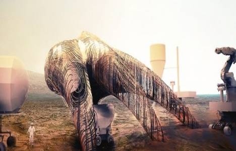 Mimar Güvenç Özel'in Mars'taki evini robotlar inşa edecek!