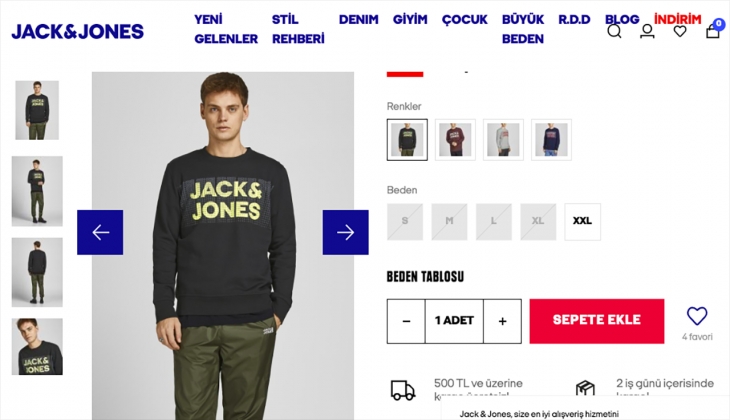Jack&Jones yüzde 40 indirimli ürünler kapış kapış! Bitmeden alın! İşte 28 Eylül 2022 Jack&Jones fiyat listesi!