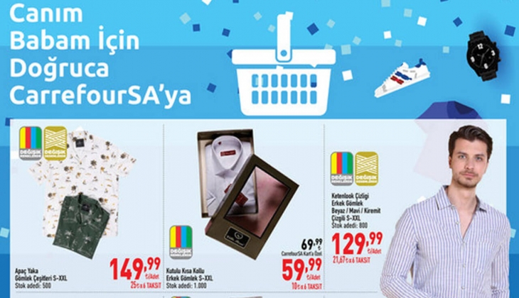 Babalar Günü hediyesi bakanlar dikkat! Carrefoursa Babalar Günü'ne özel katalog yayımladı! 17 Haziran 2022 fiyat listesi