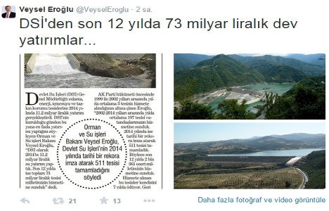 DSİ son 12 yılda 73 milyar liralık yatırım yaptı!