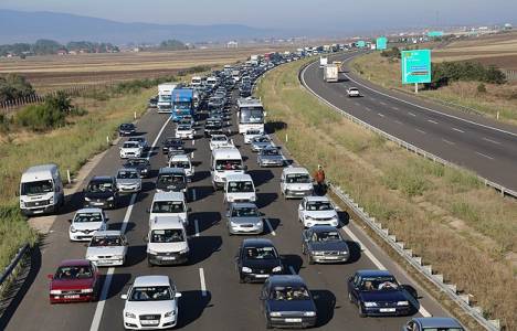 TEM otoyolundaki yoğunluk devam ediyor!