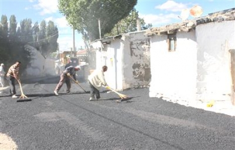 Erzurum Palandöken'de yol çalışmaları başladı!