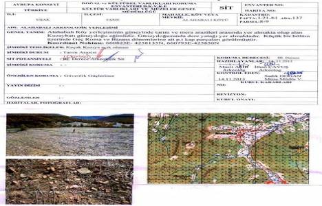 Uşak Alahabalı da 1. derece arkeolojik sit alanı belirlendi!