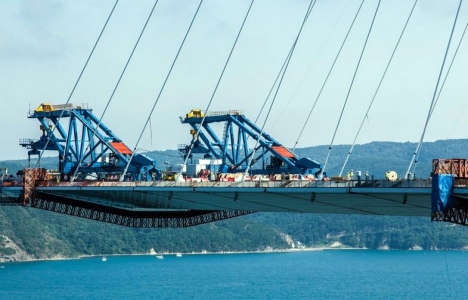 Üçüncü Boğaz Köprüsü inşaatı hızla devam ediyor!