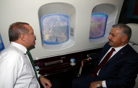 Cumhurbaşkanı Erdoğan Rize'deki yatırımları inceledi!