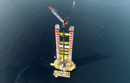 1915 Çanakkale Köprüsü nün kulelerine 22 nci bloklar konuldu!