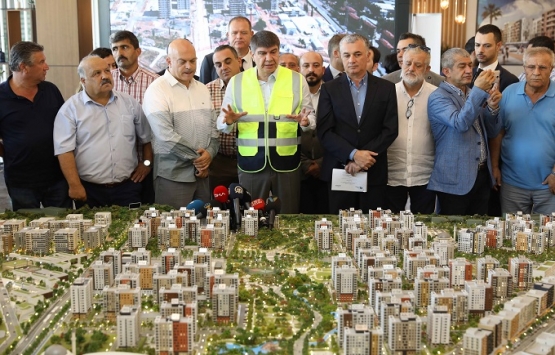 Menderes Türel, Sur Yapı Antalya projesini ziyaret etti!