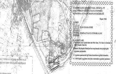Ataşehir İçerenköy yeraltı otoparkı imar planı ne zaman askıdan indirilecek