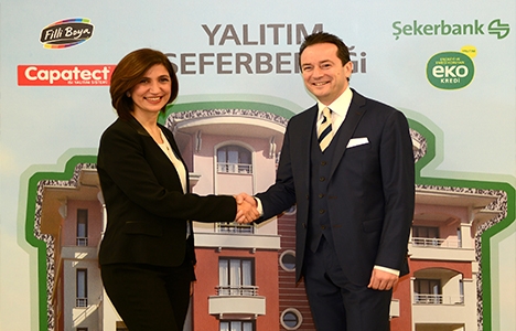 Şekerbank ile Filli Boya her yıl 60 bin konutu yalıtacak!