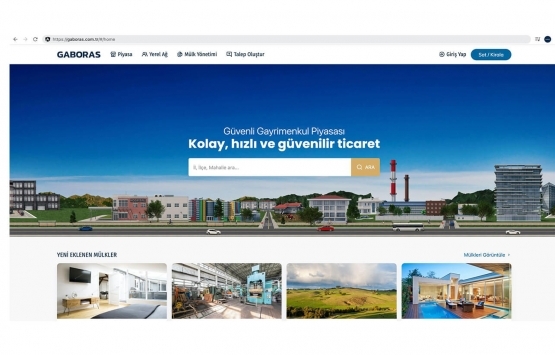 GABORAS, gayrimenkul ticareti için ilk kapsamlı dijital platformu kurdu!