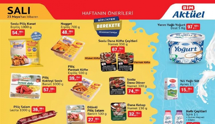 Bu indirimler kaçmaz; 23 Mayıs'ta herkes BİM'e koşacak