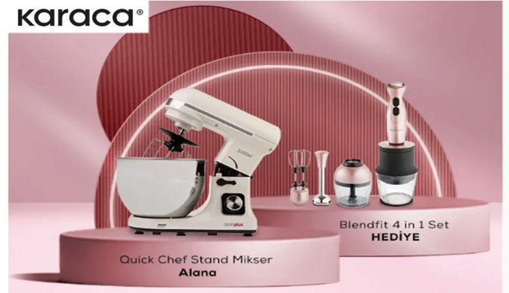 Karaca Quick Chef Stand Mikser alana Blendfit set hediye! İşte 10 Mayıs 2022 fiyat listesi...