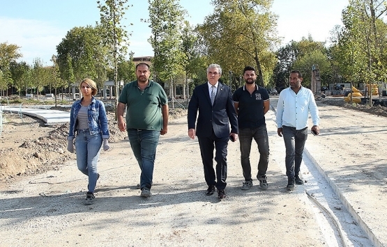Sakarya Millet Bahçesi inşaatı