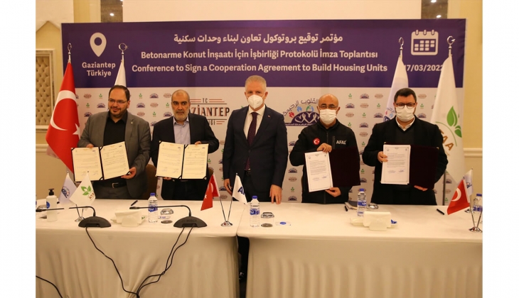 Suriye de ihtiyaç sahipleri için 4 bin 500 konut inşa edilecek!