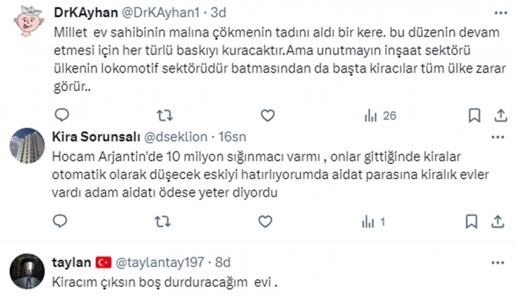 Tunç Şatıroğlu ndan konut sorununun çözümü için Arjantin örneği: Hükümet ev sahibi düşmanı anlayışını terk etmeli!