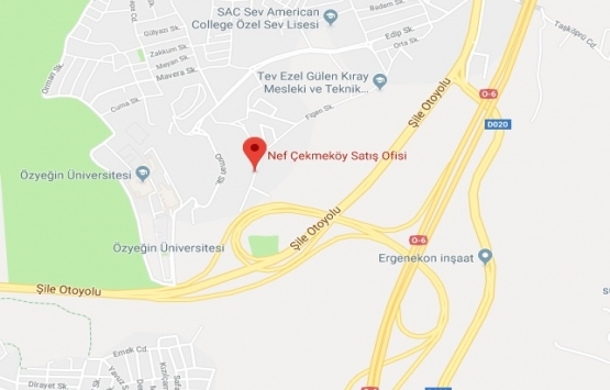 Nef Çekmeköy satış ofisi nerede?