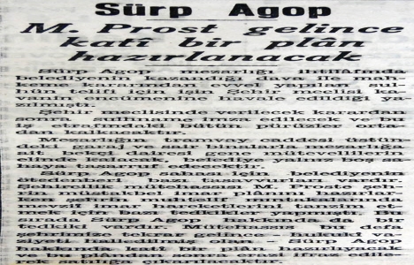 1937 yılında Surp Agop Mezarlığı satılığa çıkarılacak!