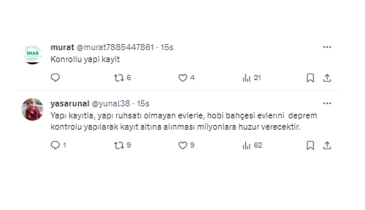 İmar yasasına takılanlar Yapı kayıt mağduriyeti bitsin diyor! İşte hükümetten beklentiler! 