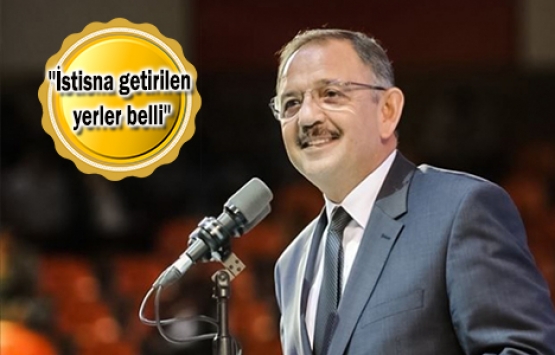 Mehmet Özhaseki'den imar barışı ve yayla evleri açıklaması!