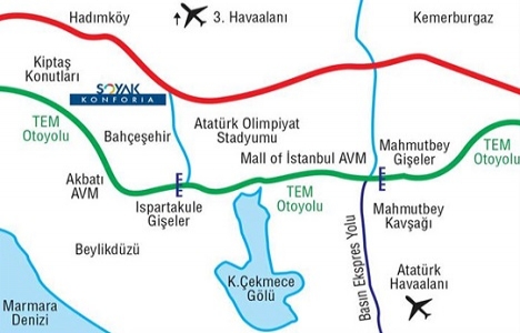 Soyak Konforia İstanbul un Yeni Merkezi Bahçeşehir de!