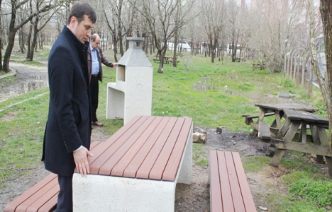 Çerkezköy Cumhuriyet'teki piknik alanı yenileniyor!