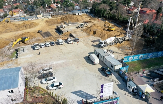 Merkez Bankası nın Levent teki arsasında camii inşaatı başladı!